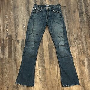 MOTHER Dark Blue Flare Jeans